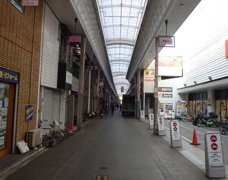 京都三条会商店街アーケード